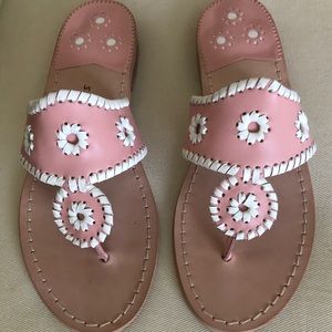 Jack Rogers “pretty in pastel” sandals 8.5 NIB